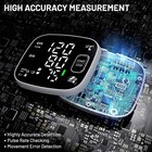 Oklar Wrist Blood Pressure Monitor - Rechargeable  Dual User  Voice Broadcast