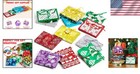 Festive 12-pack Christmas Gift Card Envelopes With Ribbons     Perfect For Gifting