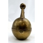 Vintage Sculpted Brass Bird Jewelry Torch 6  Tall   Unique Rare Item