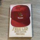 Vintage Winston Snapback Hat Red New With Box Racing Cigarettes Merch -flaw