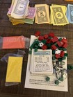 2 Lots Of Monopoly Replacement Board Game Pieces - Deeds  Money  Houses  Cards