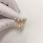 Natural Fresh Water Pearl Earrings Made With 925 Sterling Silver
