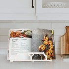 Cookbook Stand  Cast Iron Heavy-duty Recipe Book Holder  Kitchen Vintage Reci   