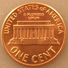 1969 Lincoln Memorial Cent Penny - Brilliant Red Uncirculated  bu 