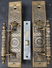 Eastlake Victorian Reading Hardware Windsor Pattern Entrance Set   Front Door
