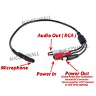 10 Pcs Cctv Microphone For Surveillance Security Camera Wide Range Sensitive Mic