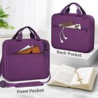 Large Bible Cover Extra Large Size  12  X 10  X 3 Carrying Book Case Bag-purple