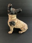 Antique Hubley Sitting Frentch Bulldog Cast Iron Doorstop