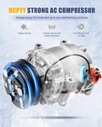 Ocpty Ac Compressor For 2002 2003 2004 2005 For Honda Civic 1 7l 2 0l