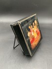 Vtg Hand Painted Russian Palekh Lacquer Box   5    X 5    