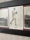 2 Rare 1924 Harry Greb Vs Tiger Flowers Arena Boxing Photos   Tiger Flowers Card