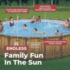 Coleman Power Steel 22  X 52  Round Metal Frame Above Ground Pool Set