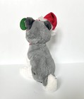 Fao Schwarz Husky With Santa Hat 12  Stuffed Animal Plush New With Tags  