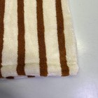 Parachute Soft Terry Stripe Robe Unisex Sz M Bone   Tabacco Brbtstbtbmed