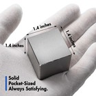 4-piece Puzzle Cube     Wire Edm Cut Zero Tolerance Stainless Steel Desk Trinket