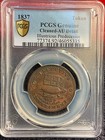 1837 Pcgs Au Details Cleaned Illustrious Predecessor Hard Times Token  Ht-32