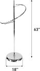 Spiral Clothing Rack Chrome 29 Ball Garment Retail Display Store Fixture 63  H