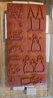 Stampin    Up  It   s Snow Time Christmas Rubber Stamp Set With Wood Blocks