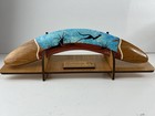 Murra Wolka Boomerang Made In Australia Aboriginal Made Hand Painted Wood Signed