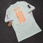 Framed Signed Kylian Mbappe France Away Soccer Jersey  10  read 