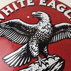 Vintage White Eagle Gasoline Sign - Gas Pump Station Porcelain Sign
