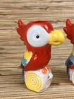 Mini Parrot Tiki Mug Set Of 2 Shot Mugs Hawaiian Theme Tropical 4  Tall New