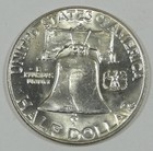 1961-d Franklin Half Dollar Nice Brilliant Uncirculated Silver 50c