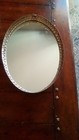 Vintage Oval Vanity Mirror Tray