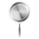 Nneags Stainless Steel Fry Pan 24cm 30cm Frying Pan Top Grade Induction Cooking