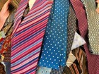 Lot 55 Pc Mens Neckties Multicolor Mix Blend Patterns Craft Quilting Lots