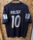 Nike Usa National Team Pulisic  10 Soccer Jersey Men L Black 2026 Wc Patch