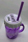 Disney Parks Pixar Up Grape Soda Jar Tumbler With Straw New Free Shipping