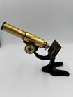 Antique Made In German Ernst Leitz Wetzlar  Brass Microscope Vintage Decorative