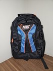 Nos Energy Drink Black Backpack Embroidered Logo Work School Bag Laptop New 