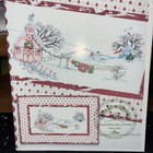 Crab-apple Hill Quilt embroidery Pattern - Farmyard  Winter Pre-owned