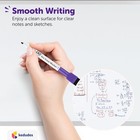 Magnetic 8 5       X 11       Small Dry Erase Whiteboard  Includes 6 Magnetic