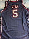Rare Vintage Nba Reebok New Jersey Nets Jason Kidd Authentic Jersey  Size 52