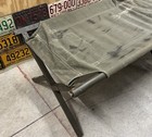 Original Korean War  1952  Us Army Canvas wooden Folding Cot