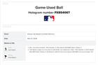 Randy Johnson Number Retirement 2026 Mlb Game Used Hit Baseball Seattle Mariners