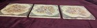 English Pansies Floral Victorian Antique 6  Tiles Astheric Set Of 3
