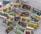 Mixed  2  3  5  10 Stamps Unfranked Off Paper No Gum Fv  100 00
