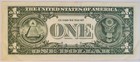 Raised Numbers Error  1 One Dollar Bill Fancy Serial Number