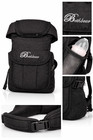 Baby Sling Carrier  4-in-1 Ergonomic Backpack Carrier  Easily Adjustable Black