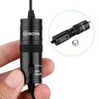 Boya By-m1 3 5mm Condenser Microphone With 1 4  Adapter For Smartphone Canon