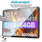 Calisky Tab 10 1 Inch Tempered Glass Screen Protector 2-pack 9h Hd Clear Film