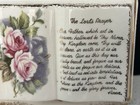 Vtg Rubens Originals Japan Religious The Lords Prayer Book Bible Planter Catholi