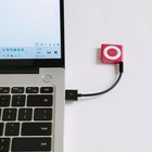 Ipod Shuffle Cable  3 5mm Audio Jack To Usb Charging And Data Transfer  Black