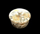 Vintage Japanese Porcelain Kutani Ware Sake Tea Cup Gold Floral Detail