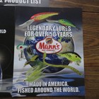 Lot Of 2 Mann s Fishing Catalogs 2011   2006   2 Product Lists 2012   2007   
