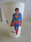 Vintage 1978 Superman The Movie Train Tracks Pepsi Plastic 6 5  Cup Comet